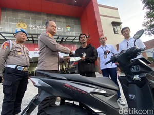 2 Hari Motor Ojol Raib Dicuri, Ditemukan Terparkir di Stasiun Depok Baru
