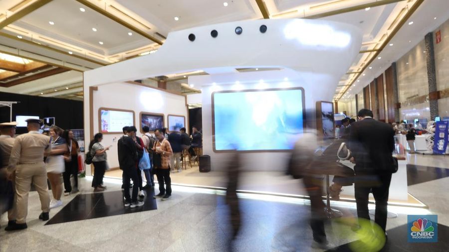 Sejumlah partisipan melakukan donor darah pada ajang Indonesia Maritime Week (IMW) 2025 di Jakarta Convention Center (JCC), Selasa (27/5/2025). (CNBC Indonesia/Tri Susilo) Sejumlah partisipan melakukan donor darah pada ajang Indonesia Maritime Week (IMW) 2025 di Jakarta Convention Center (JCC), Selasa (27/5/2025). (CNBC Indonesia/Tri Susilo)