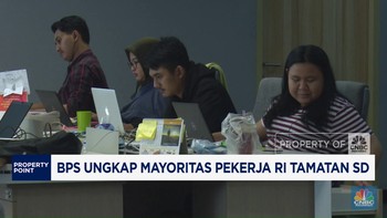 Video: BPS Ungkap Mayoritas Pekerja RI Tamatan SD