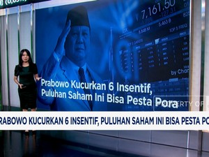 Video: Prabowo Kucurkan 6 Insentif, Puluhan Saham Ini Bisa Pesta Pora