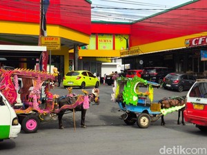 100 Kusir Delman Kuningan Terima Kompensasi Selama Libur Lebaran