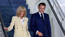 Tiba di Indonesia, Presiden Prancis Macron: Negara Kalian Indah