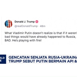 Video: Gencatan Senjata Rusia-Ukraina Macet,Trump: Putin Main Api