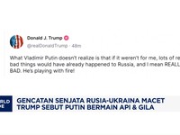 Video: Gencatan Senjata Rusia-Ukraina Macet,Trump: Putin Main Api