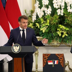 Prabowo: Macron Presiden Pertama Uni Eropa yang Berkunjung Resmi ke RI