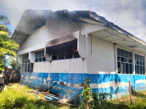 Laboratorium SMPN 7 Sinjai Kebakaran Saat Jam Pelajaran, Siswa Berhamburan