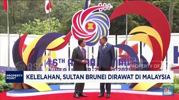 Video: Kelelahan, Sultan Brunei Dirawat di Malaysia