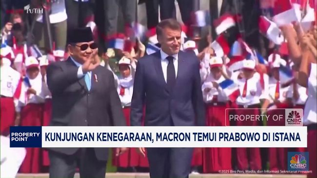 Video: Kunjungan Kenegaraan, Macron Temui Prabowo di Istana