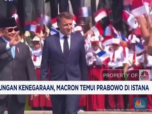 Video: Kunjungan Kenegaraan, Macron Temui Prabowo di Istana