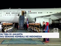 Video: Macron Tiba di Jakarta, Mengaku Senang Kembali ke Indonesia