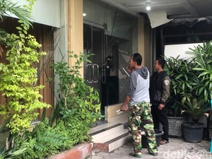 Penampakan Kaca Hotel Pecah Imbas Dahsyatnya Ledakan SPBU Gedong Tengen