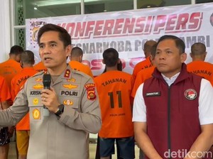 Polda Jambi Ungkap Jaringan Narkoba Internasional, Petugas Buru Bandar