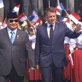 Prabowo Sambut Kunjungan Macron & Istri Brigitte di Istana Merdeka