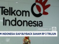 Video: TLKM Siap Eksekusi Buyback Saham Rp 3 Triliun