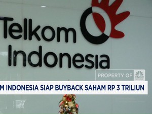 Video: TLKM Siap Eksekusi Buyback Saham Rp 3 Triliun