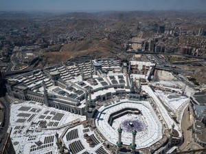 Penampakan Suasana Masjidil Haram Seusai Salat Idul Adha