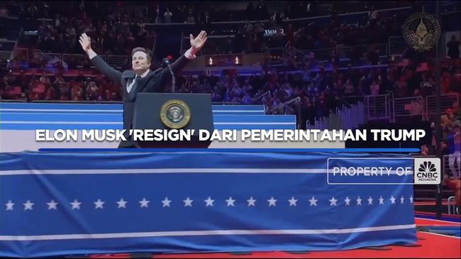 Elon Musk 'Resign' dari Pemerintahan Trump