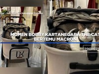 Momen Bobby Kartanegara the Cat Bertemu Macron