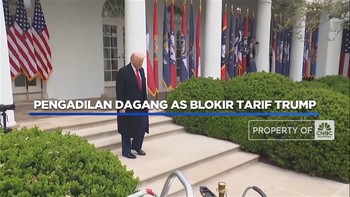 Pengadilan Dagang AS Blokir Tarif Trump