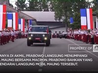 Prabowo Sopiri Macron Naik Maung Di Akmil Magelang