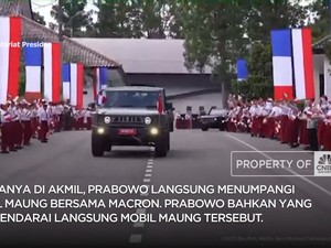 Prabowo Sopiri Macron Naik Maung Di Akmil Magelang