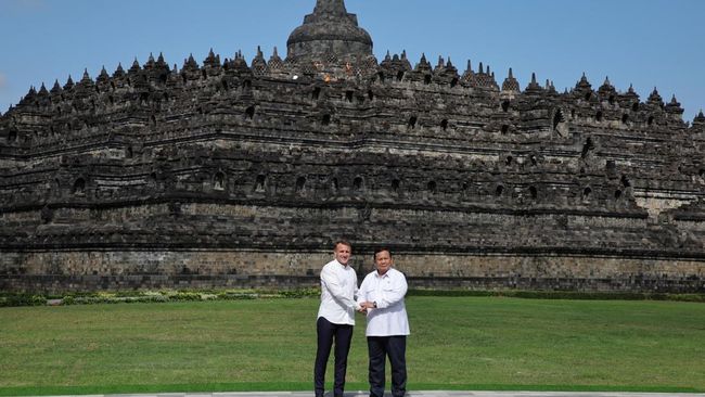 Kemegahan Borobudur Jadi Latar Pertemuan Prabowo-Macron
