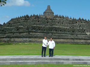 Prabowo dan Macron Berkunjung, Candi Borobudur Steril dari Wisatawan