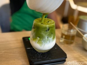 Tips Bikin Es Matcha Latte Enak Hanya Pakai 2 Bahan