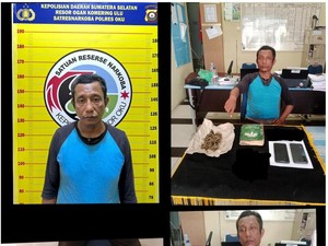 Edarkan Ganja di OKU, Yusri Ditangkap Polisi