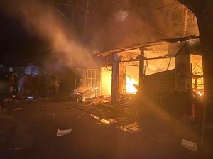 Toko di Karangasem Terbakar gegara Korsleting Listrik, Kerugian Rp 200 Juta