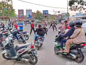 Panik saat Razia Motor Berknalpot Brong, Pacar Jatuh dan Ditinggal