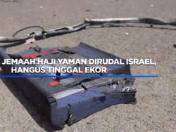 Video: Pesawat Jemaah Haji Yaman Dirudal Israel, Hangus Tinggal Ekor
