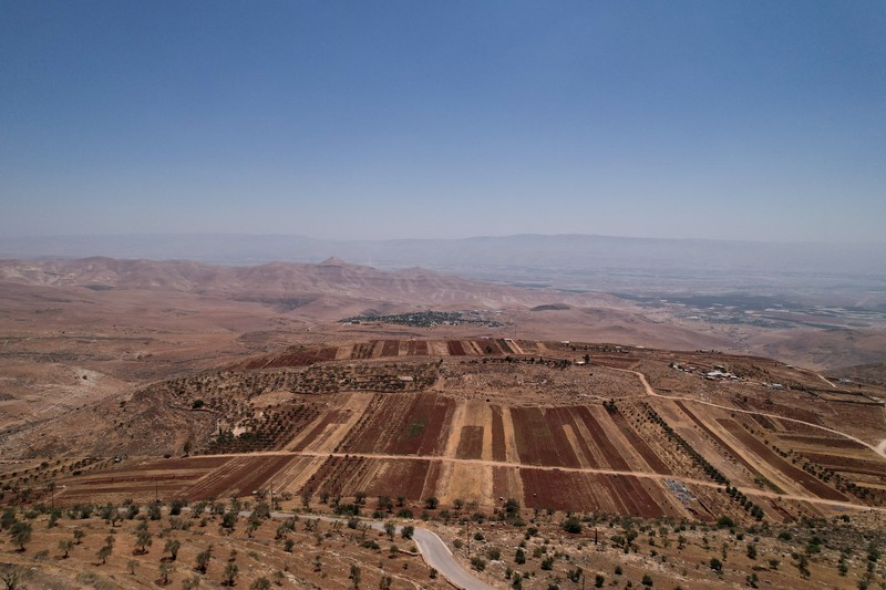 Bangunan-bangunan baru berdiri di sekitar pemukiman Israel Migdalim dekat Nablus, di Tepi Barat yang diduduki Israel, Jumat (30/5/2025). (REUTERS/Ammar Awad) Bangunan-bangunan baru berdiri di sekitar pemukiman Israel Migdalim dekat Nablus, di Tepi Barat yang diduduki Israel, Jumat (30/5/2025). (REUTERS/Ammar Awad)