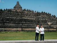 Tak Disangka, Presiden Macron Takjub Melihat Indahnya Candi Borobudur