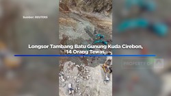 Video: Longsor Tambang Batu Gunung Kuda Cirebon, 14 Orang Tewas