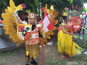 87 Anak Tampil Memukau dengan Kostum Daur Ulang di Bali Kreatif Festival 2025