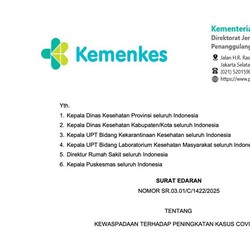 Mendadak Kemenkes Keluarkan Peringatan Waspada Covid-19, Ada Apa?