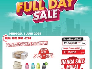 Obral Botol Minum-Kotak Bekal Mulai dari Rp 12 Ribuan, Hanya di Transmart Full Day Sale