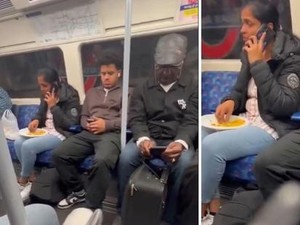 Asyik Makan dengan Tangan di Kereta, Wanita Ini Dihujat