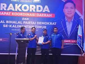 Bambang Soepriyadi Jabat Plt Ketua DPD Demokrat Kaltim Gantikan Irwan Fecho