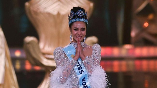 Potret Miss Thailand Dinobatkan Jadi Juara Miss World 2025