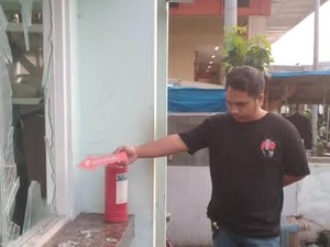 Pos Keamanan Masjid Agung Kota Bogor Dirusak OTK, Polisi Selidiki