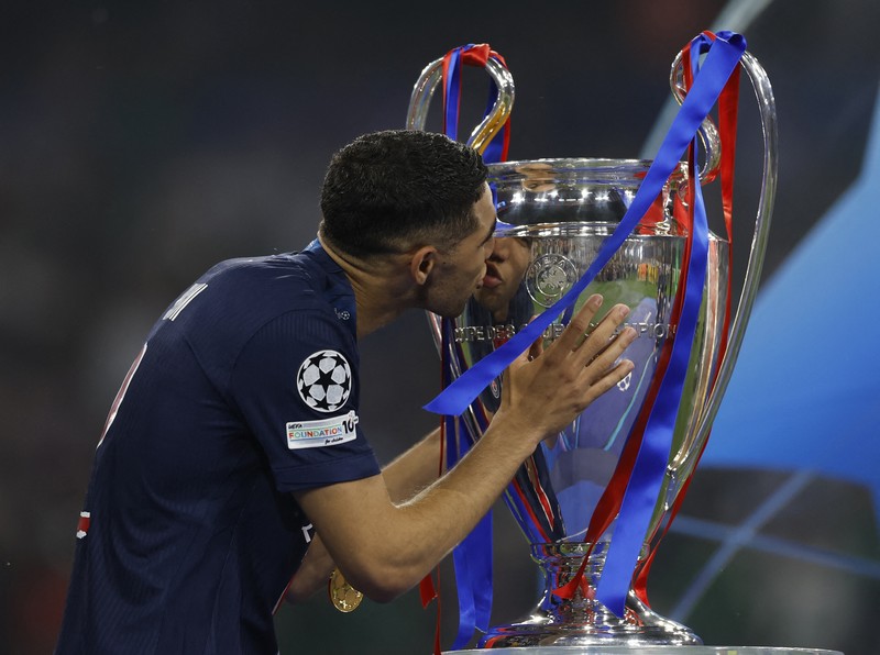 PSG menjuarai Liga Champions 2024/2025. PSG juara setelah menaklukkan Inter Milan dalam laga final yang berlangsung di Stadion Allianz Arena, Munchen, Minggu (1/6/2025) dini hari WIB. (REUTERS/Peter Cziborra) PSG menjuarai Liga Champions 2024/2025. PSG juara setelah menaklukkan Inter Milan dalam laga final yang berlangsung di Stadion Allianz Arena, Munchen, Minggu (1/6/2025) dini hari WIB. (REUTERS/Peter Cziborra)