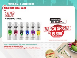 Merapat! Beli Sampo Lebih Murah di Transmart Full Day Sale