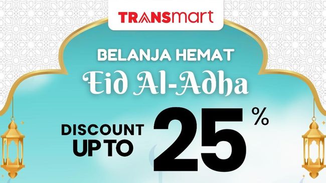 Belanja Hemat Jelang Iduladha, Transmart Gelar Diskon Hingga 50%+20%