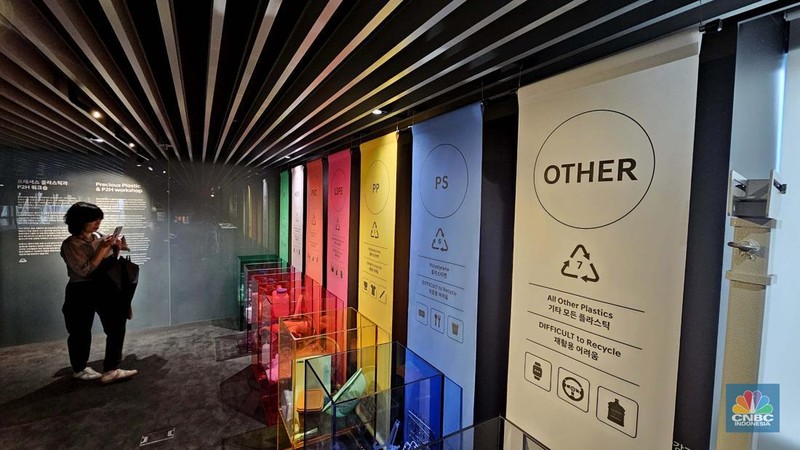 Di Korea Selatan (Korsel), pengelolaan sampah menjadi hal yang sangat penting. Tak heran jika Negeri Ginseng menjadi salah satu negara dengan sistem pengelolaan sampah terbaik di dunia. (CNBC Indonesia/Thea Fathanah Arbar)