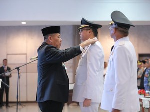Gubernur Babel Lantik Bupati Bangka Barat dan Wakilnya