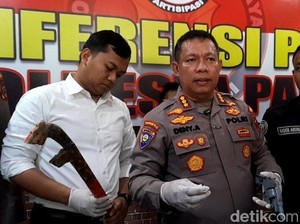 Video: Senpi-Bendera Geng Motor yang Disita dari Pelaku Pencurian di Palu