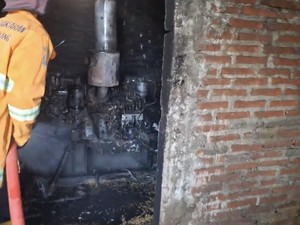 Penggilingan Padi di Pentil Rembang Terbakar, 3 Ton Gabah Ikut Hangus