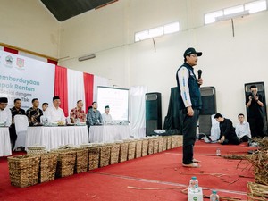 Kemensos Latih Warga Wonosobo Produksi Anyaman untuk Pasar Ekspor